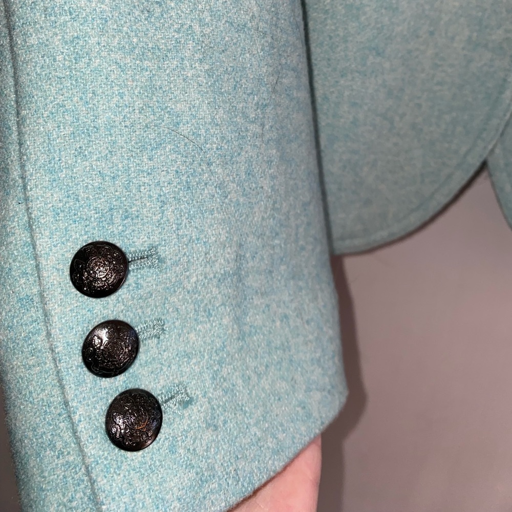 Brand new, never worn. Wool Blazer by Banana Republic, mint green, Size 10 - Picture 4 of 12